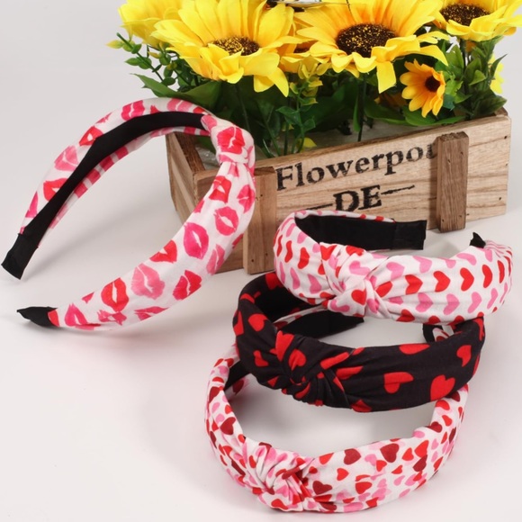 ❤️🩷 HEARTS HEADBAND | Knotted Top | NWT - Picture 10 of 10